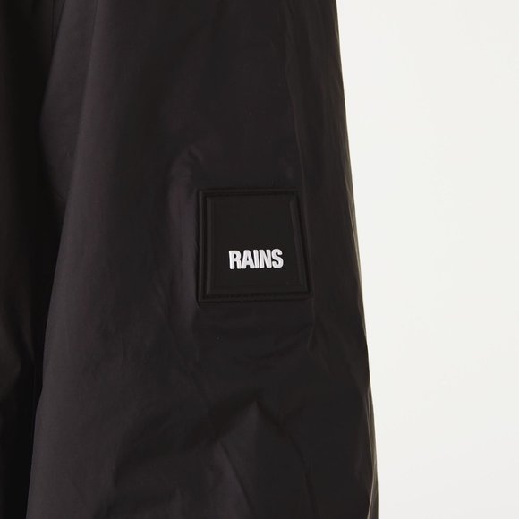 RAINS Women's Fuse Jacket - XL, Black - Picture 7 of 8